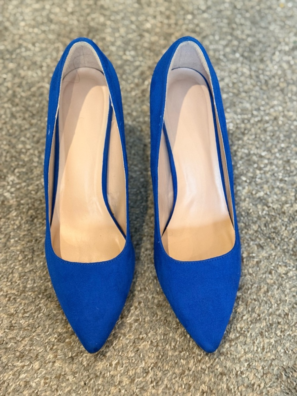 Women's Pointed Toe Pump in Royal Blue